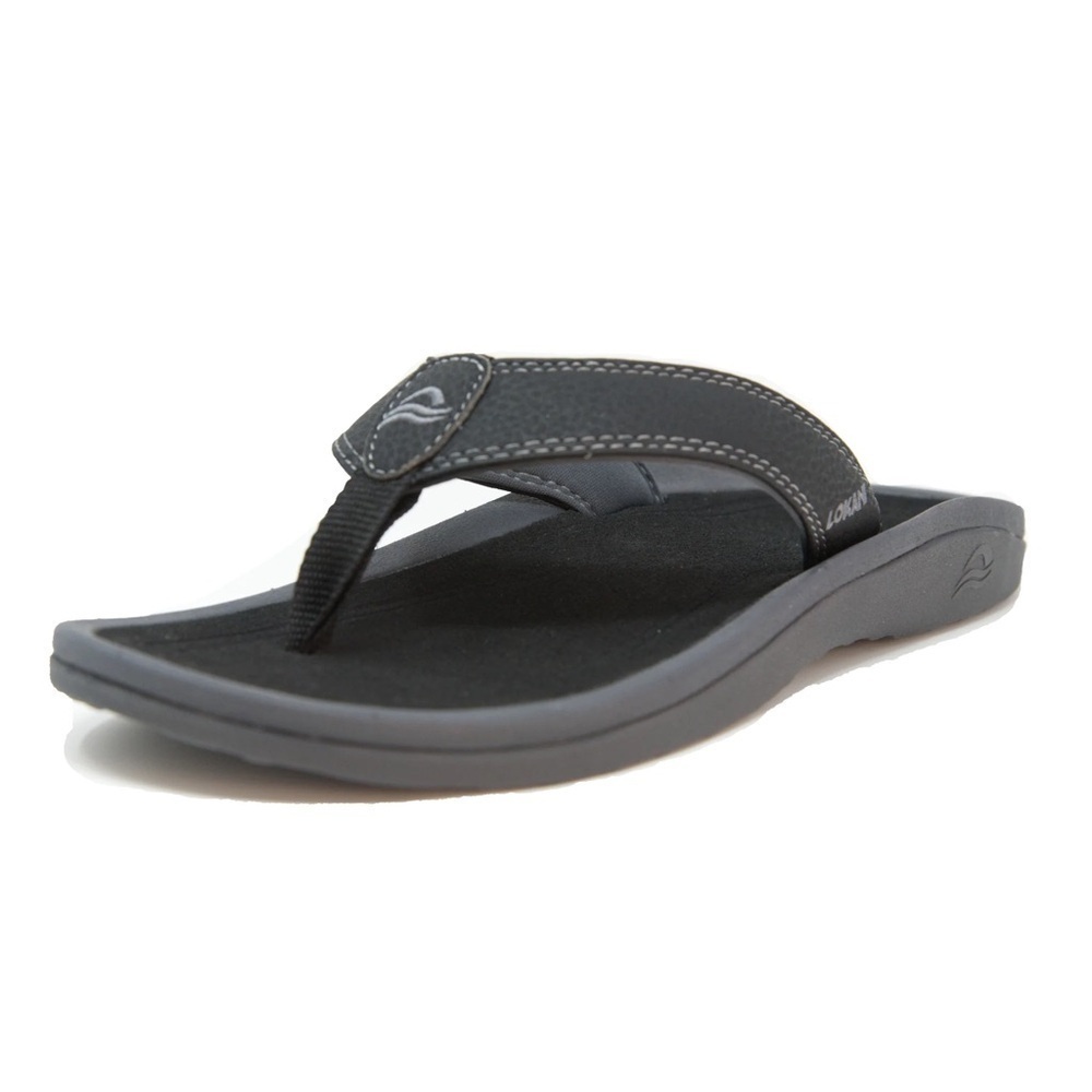 Women's Flip-Flops Coral Black - Lokani - Picture 1 of 7